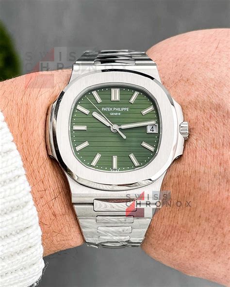 patek philippe olive green nautilus